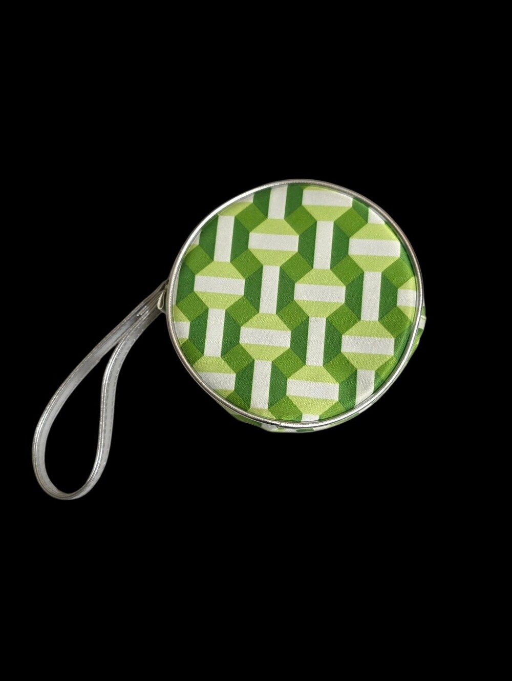 round Clinique cosmetic bag NWOT